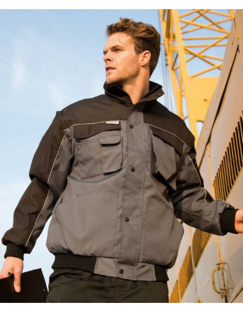 Jachetă de lucru cu mâneci detașabile